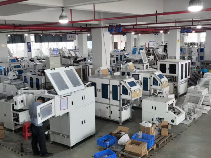 Dongguan Anxiang Intelligence Equipment Co., Ltd productielijn van de fabrikant